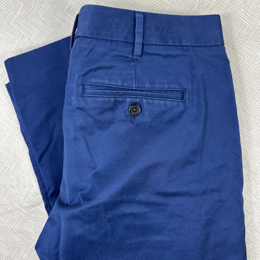 Bonobos Pants Mens 30‎ x 30 Slim Fit Monday Chino Cotton Stretch Navy Blue